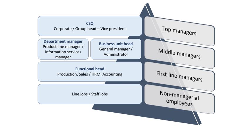 Management levels Diagram